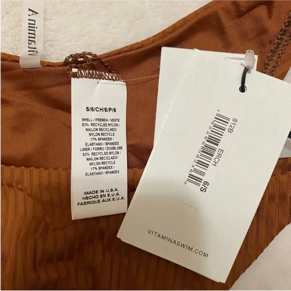 Vitamin A Ribbed Bikini Set - Picture 5 of 5